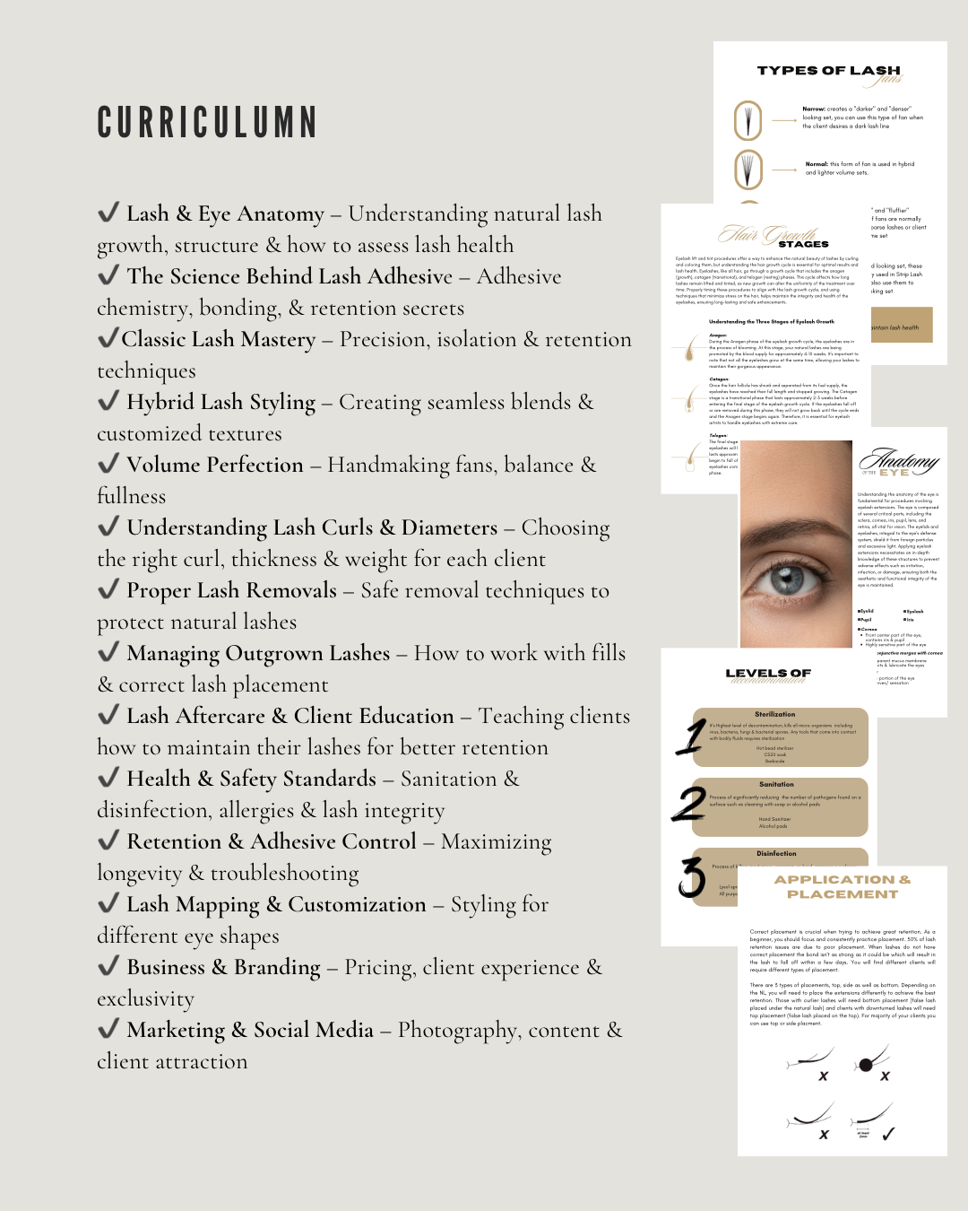 Lash Extensions Masterclass (In-Person)